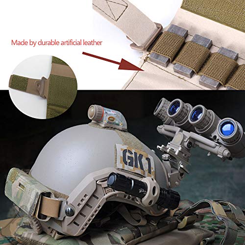 Tactical Helmet Counterweight Balancing Weight Bag Tactical Helmet Accessory Pouch With Five Counter For Ops Fast Bj Pj Mh (Bk) #TOP3