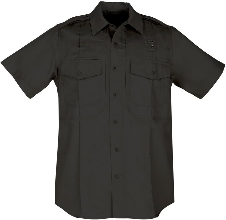 5.11 Tactical Men's Twill PDU Class B Short Sleeve Shirt, Triple Needle Stitching, Style 71177