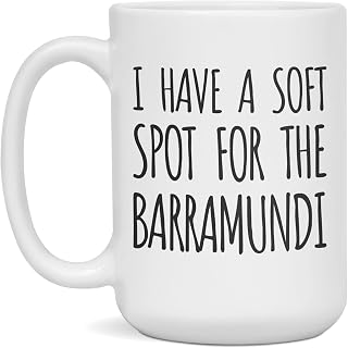 I have a soft spot for the Barramundi Coffee Mug, 15-Ounce White