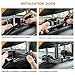 SCOVVORD Car Headrest Hook with Phone Holder, Universal 360 Rotation Headrest Hooks for Purses and Bags (Silver)