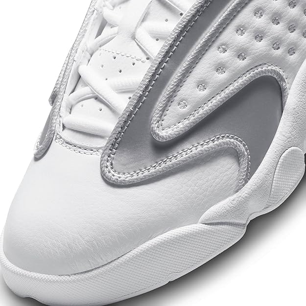 Jordan Nike Womens OG Basketball Shoes Sneaker Size 9 White/Silver4