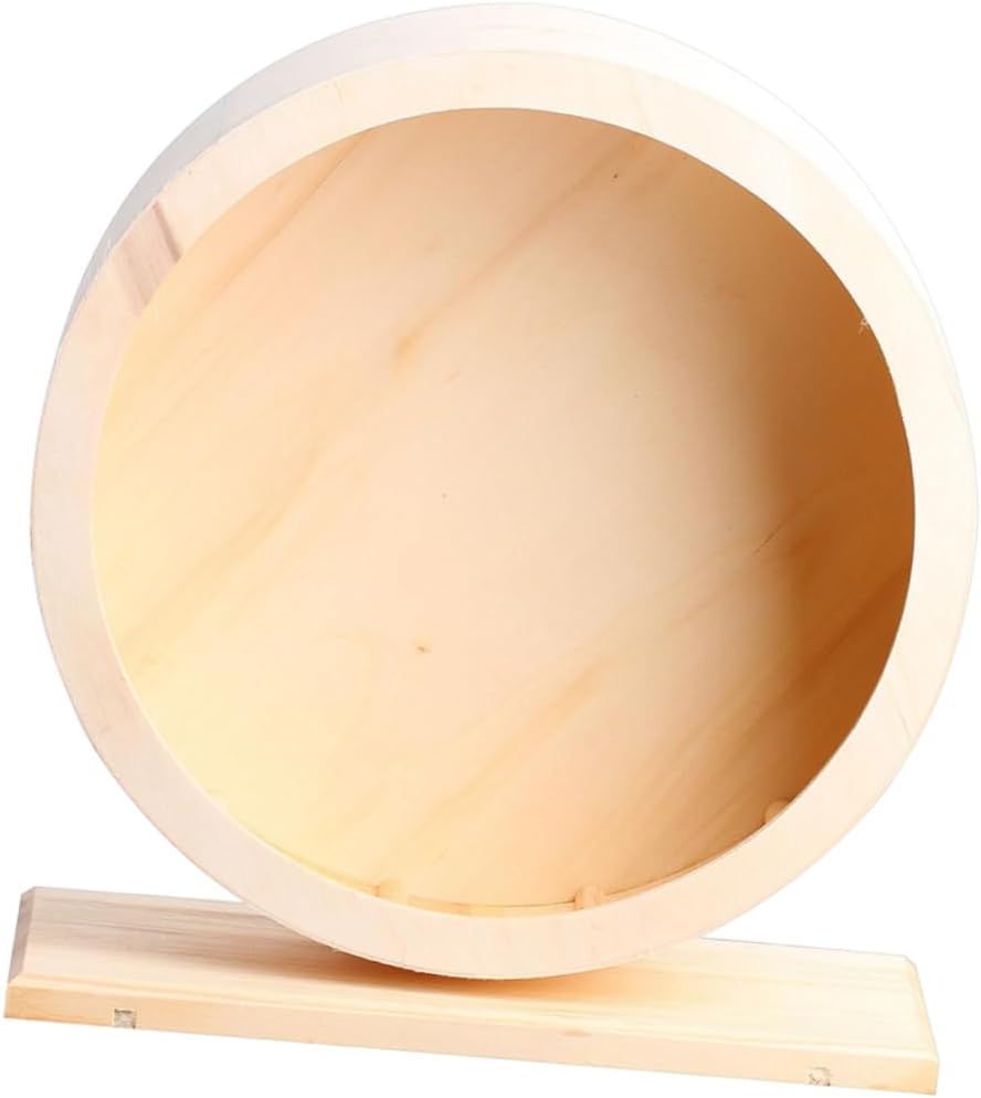 Happyyami Exercise Wheel Pet Running Wheel for Hamsters Guinea Pigs Large Holder Toys