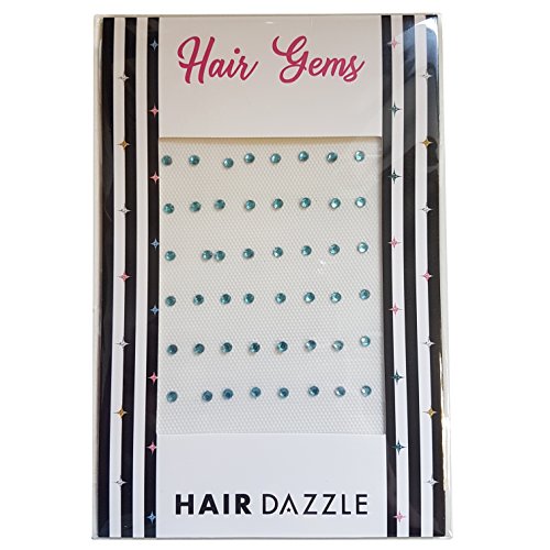 Hair Gems - Aqua Crystals