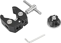 Vista 7 de CAMVATE Abrazadera de cangrejo Super con montaje en roseta M6 Agujero de rosca hembra para kit de accesorios de cámara - 2869