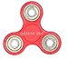 Krazy Spinner Hand Spinner Toy Stress Reducer Ultra Durable High Speed Ceramic Bearing Finger Toy Guarantee 1+min Spin Time Perfect for ADD ADHD Anxiety Autism Stress Relief-Steel Bearing(LuckyRed)