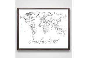 Stunning Corkboard Map: A Canvas of Wanderlust Pinnable Adventures