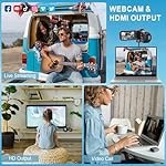 8K 64MP Camcorder Video Camera 18X Digital Zoom YouTube Vlogging Camera Webcam IR Night Vision WiFi 3.0”Touch Screen Camcorders with Microphone, 32G SD Card, Remote Control and 2 Batteries - Image 5