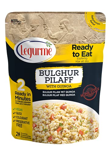 Legurme Bulgur Pilaw mit Pilzen (6x250g) | Bulgur Pilaw mit Grünen Linsen (6x250g) | Bulgur Pilaw mit Kichererbsen (6x250g) | Bulgur Pilaw mit Quinoa (6x250g) (Quinoa) Cover