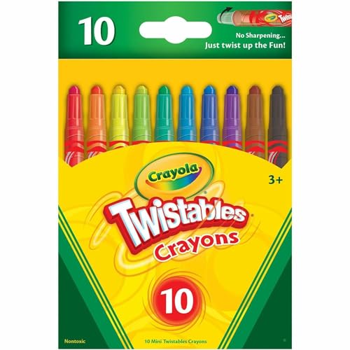 Crayola Twistables Crayons Coloring Set, Twist Up Crayons for Kids, 10 Count - image 2