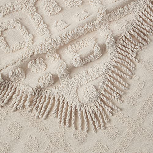 Stylemaster Diamond Bedspread, King, Ivory #TOP1