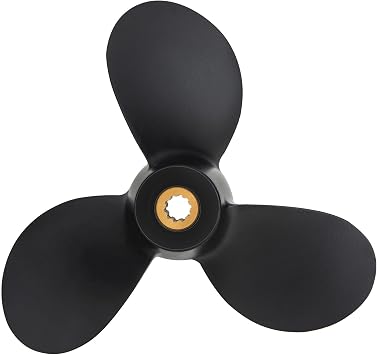 7 1/2 x 7 Aluminum Boat Propeller for Suzuki 4-6HP, 10-Spline RH