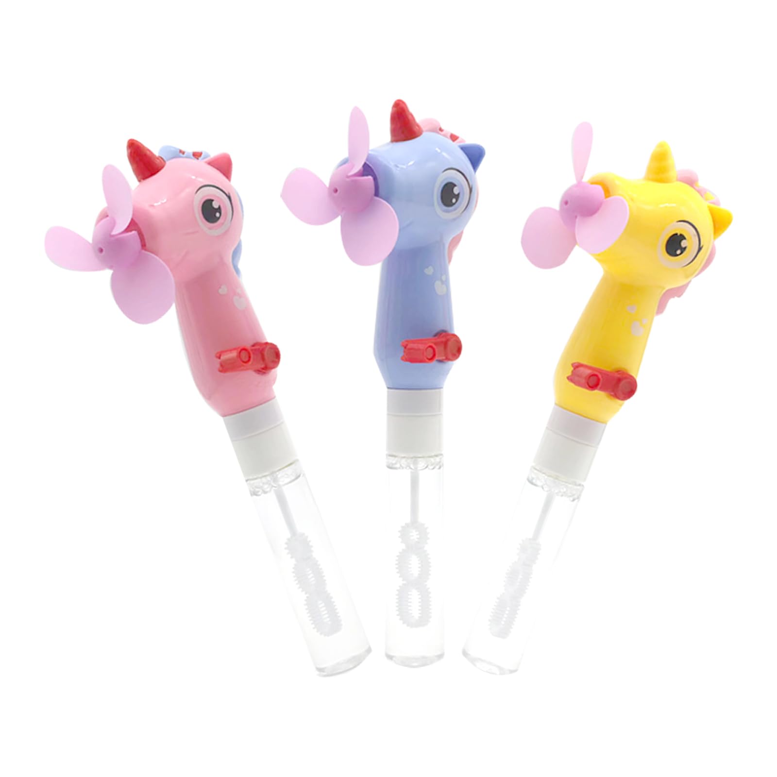 Tassino 2 pcs Unicorn Hand Fan Bubble Wands Toy Bubble Baton with Wind-Up Fan, Hand Fan Soap Bubbles Toy, Bubbles Machine Bubble Blower Toys for Kids (Color at randam) (B0D4DSYGYG) Amazon Price History, Amazon Price Tracker