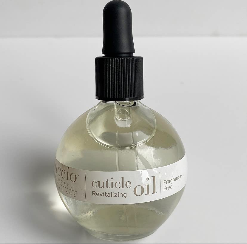 Image of Cuccio Naturale Fragrance Free Revitalizing Cuticle Oil, Lightweight Fast-Absorbing Hydrating Nail & Cuticle Conditioner, Cold-Pressed Oils + Vitamin E, 2.30 Fl Oz (Pack of 2)