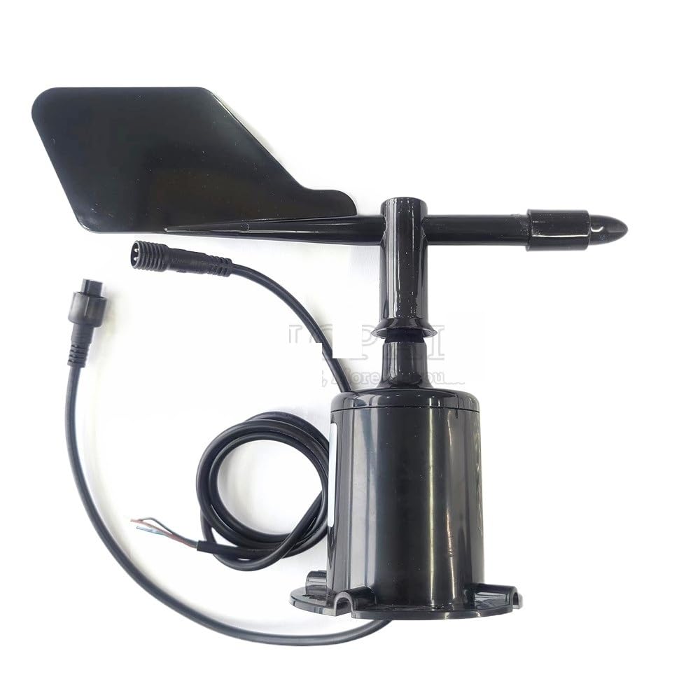 60m/s Weather Station, Outdoor 3 Cup Anemometer Sensor, Polycarbon Fiber Wind Speed Wind Direction Sensor, Output RS485 4-20MA 0-5V(0-5V Direction)