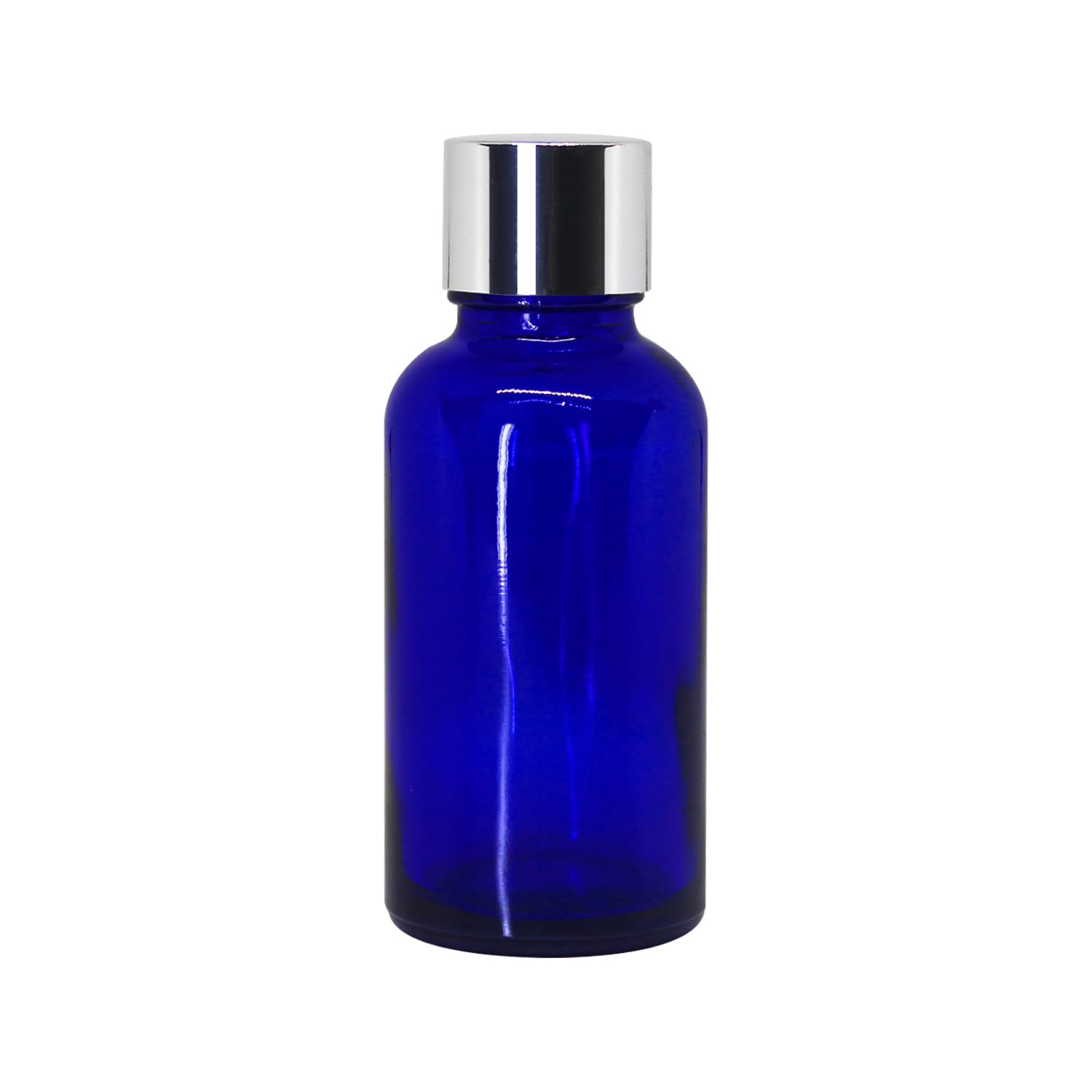 nsb herbals 30 Ml Cobalt Blue Round Empty Glass Bottle + Silver Seal Cap + Safety Plug Refillable, Reusable, Leak Proof For Essential Oils, Blends, Perfumes & Face Oil (3)-image-22