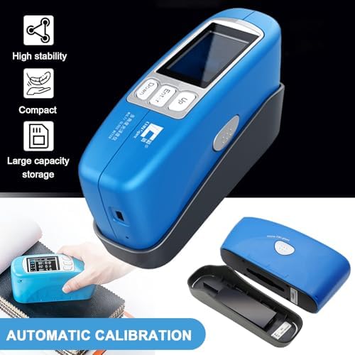 High Precision Gloss Meter for Floor, Plastic, Cars Paint, Marble - Digital Glossmeter 0-600/2000 GU for Accurate Surface Measurement - CS-300