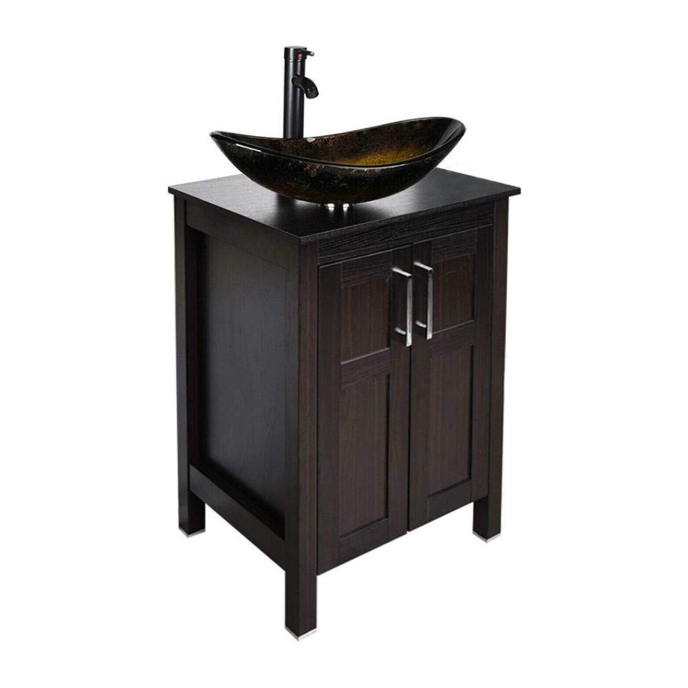 Buy YOURLITE 24 inch Bathroom Vanity Combo Modern MDF Tempered