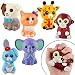JOYIN 6 Pack Jumbo Size Squishy Animal Toy Slow Rising Stress Relief Super Soft Squeeze Kawaii Cute Animal Friends Toys for Boys Girls