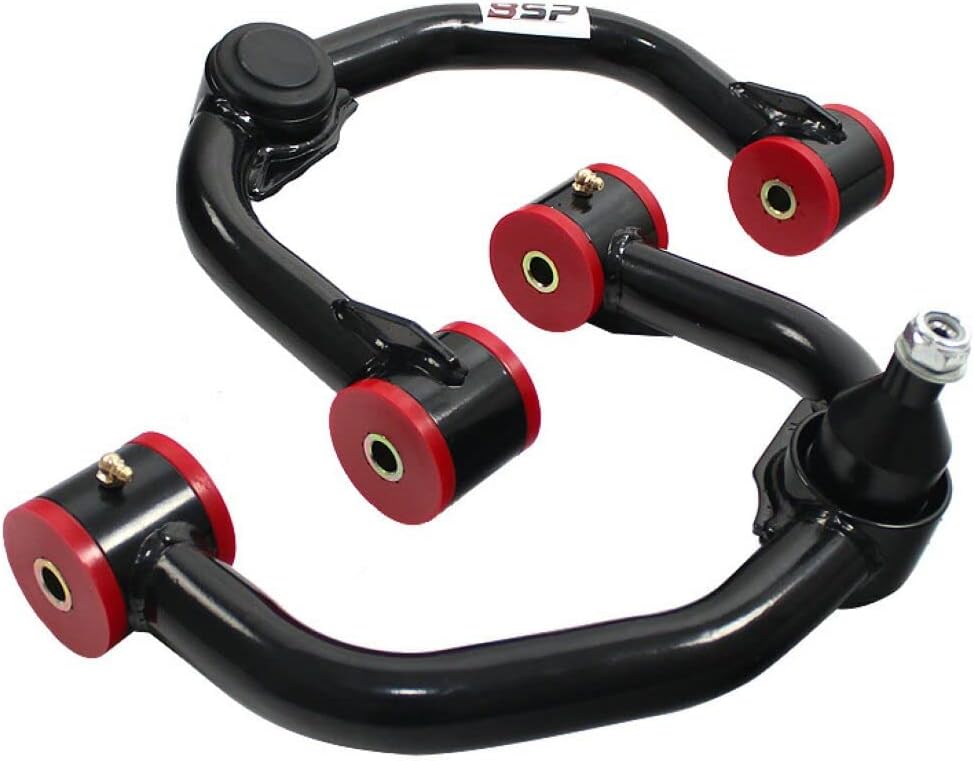 2PCS for F-150 Front Upper Control Arms, Tubular Suspension 2"-4" Lift PU Bushing Kit Compatible with 2004-2020 FORD F150 4X4 2WD (Pair) W/Pre-pressed Ball Joint Copper Zerk