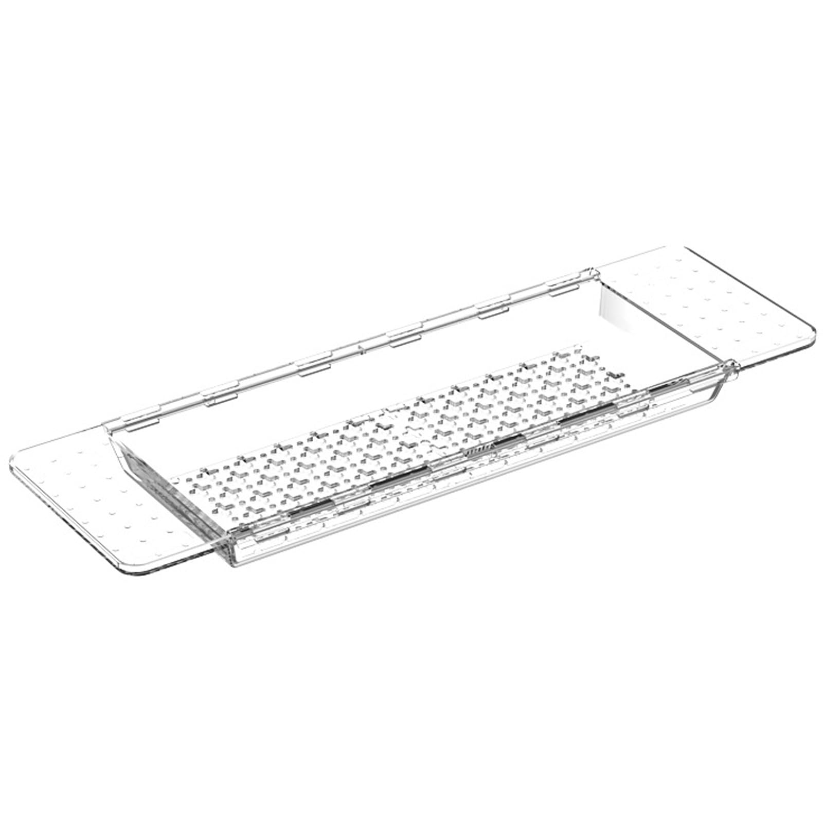 Bandeja de bañera – Organizador de baño expandible para libros, tabletas y vinos – Accesorio de baño perfecto para relajarse