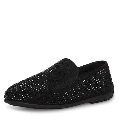 Steve Madden Boys Adaptive Adaptive Caviar Loafer, Black, 5 Big Kid Us #TOP16