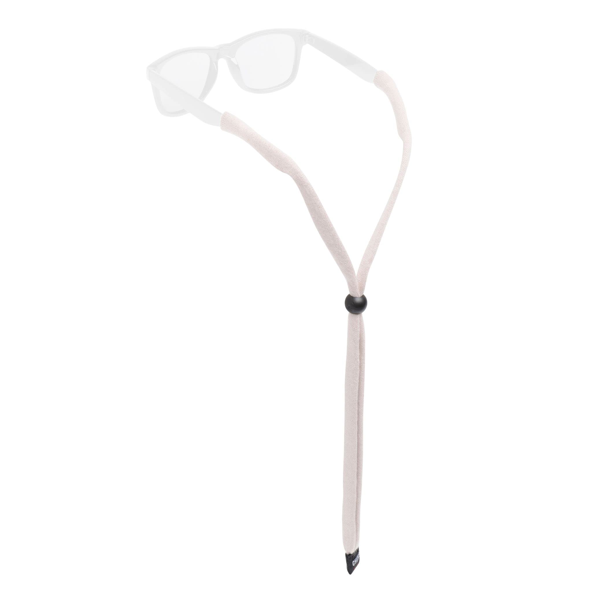 Chums Original Cotton Safety Eyewear Retaine-Unisex Keeper for Sunglasses-Adjustable Fit & Made in USA (Standard-End Size)