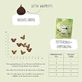 VEGDOG Veggies Skincare hypoallergener Hundesnack (10 x 125 g) | Trainingssnack für Fell und Haut | Proteinsnack für Allergiker mit Kastanie und Hanf