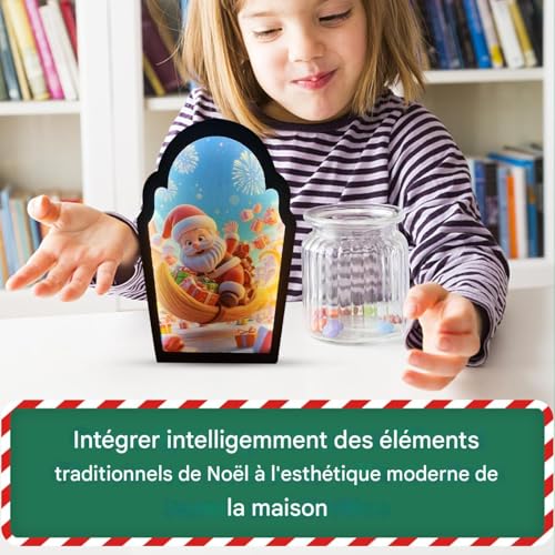 Miroir hologramme résout manque de place décoration Noël - 7