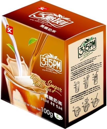 3:15 PM - Brauner Zucker Milchtee - (1 X 100 GR) | Küstentee ohne Zusätze, in verschiedenen Geschmacksrichtungen erhältlich, einfach zuzubereiten