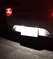 Vista 8 de iJDMTOY OEM-Fit 3W Full LED License Plate Light Assembly Compatible With 2016-up Mazda MX-5 Miata Roadster, Powered by 18-SMD Xenon White LED Diodes