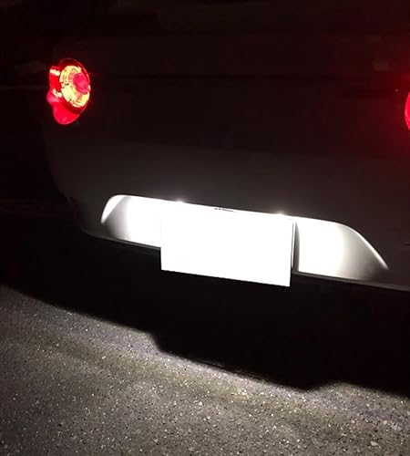 Miniatura 8 de iJDMTOY OEM-Fit - Conjunto de luz de matrícula LED completa de 3 W, compatible con Mazda MX-5 Miata Roadster 2016, alimentado por diodos LED blancos