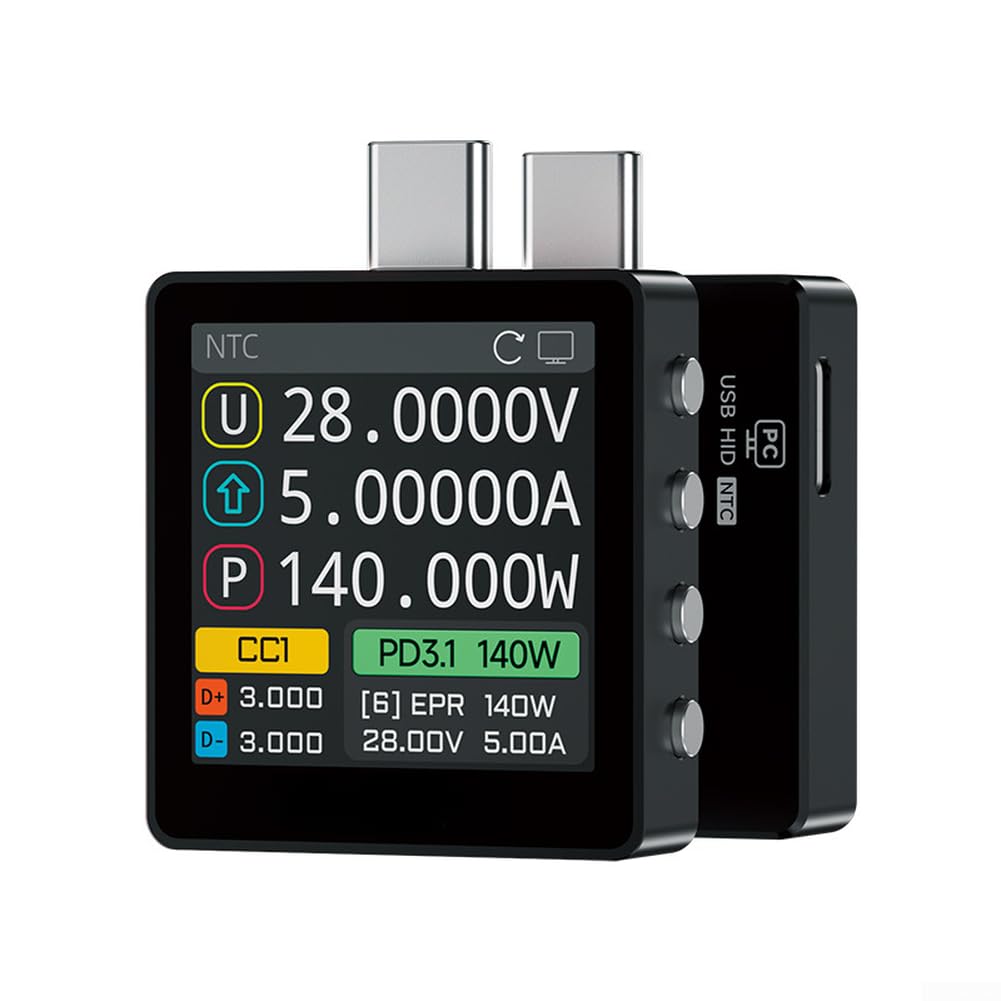 Multimetro Digitale Portatile Schermo IPS 1.54 Pollici