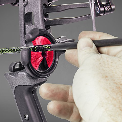 Trophy Ridge Kill Shot Whisker Biscuit Archery Arrow Rest, Ambidextrous, Red, Medium - Thumbnail 7
