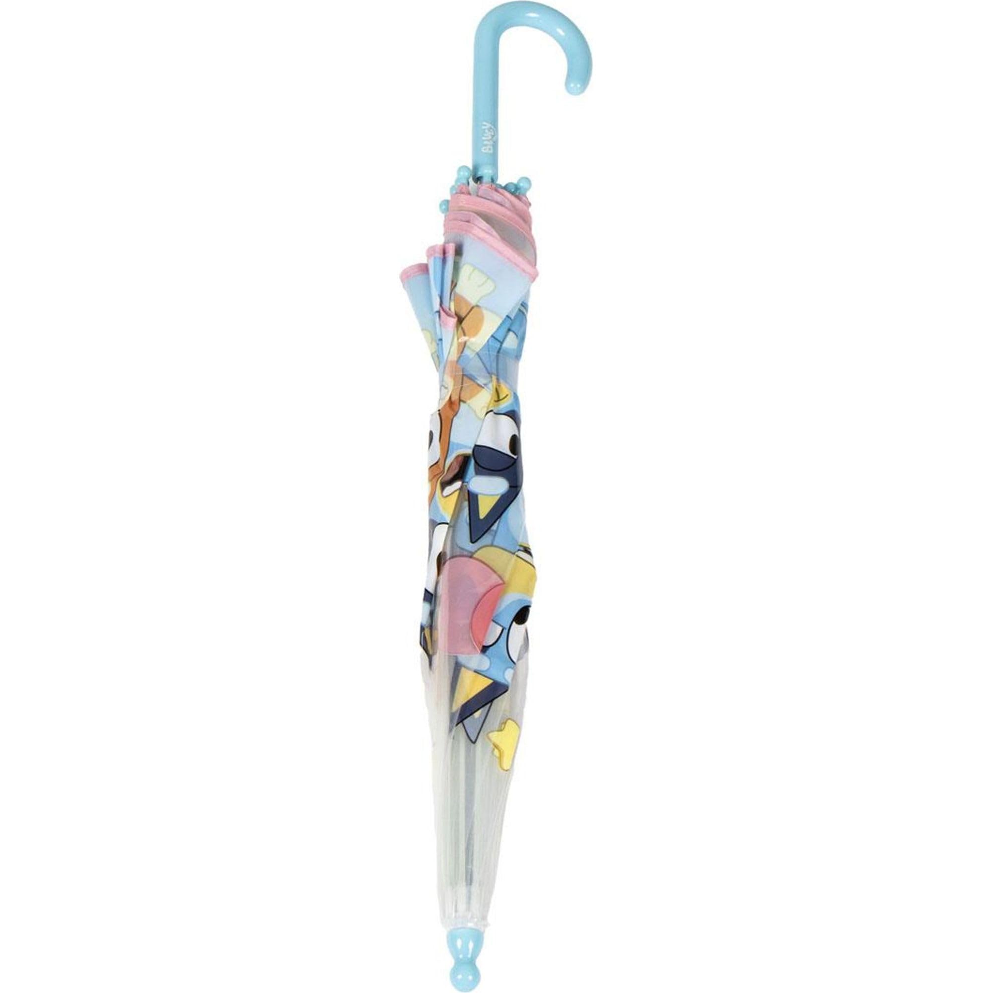 CERDÁ LIFE'S LITTLE MOMENTS Bluey parasol dla dzieci o kolorowym i wesołym wzornictwie – odporny na wiatr parasol dziecięcy z bezpiecznym otworem na rękę i ergonomicznym uchwytem