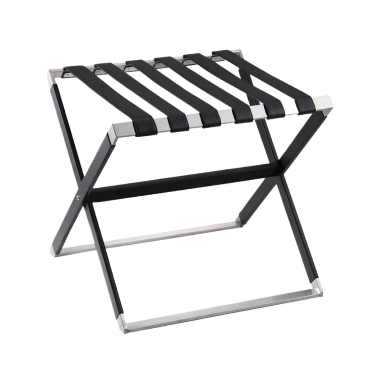 Porta Maletas Hogar Portaequipajes Plegable, Caja Aleatoria Manual, Bastidores De Revestimiento Acero Grueso Inoxidable For Dormitorio, Hotel, Habitación Invitados, Viaje Portaequipajes Invitados