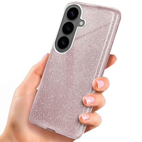Coque Samsung S26 à paillettes rose ONEFLOW fine en TPU