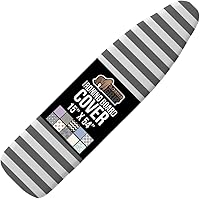 Vista 29 de GORILLA GRIP The Original - Funda y almohadilla para tabla de planchar, revestimiento de silicona, acolchado grueso resistente a quemaduras, fundas