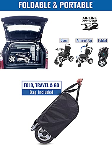 Electric Wheelchair with Suspension