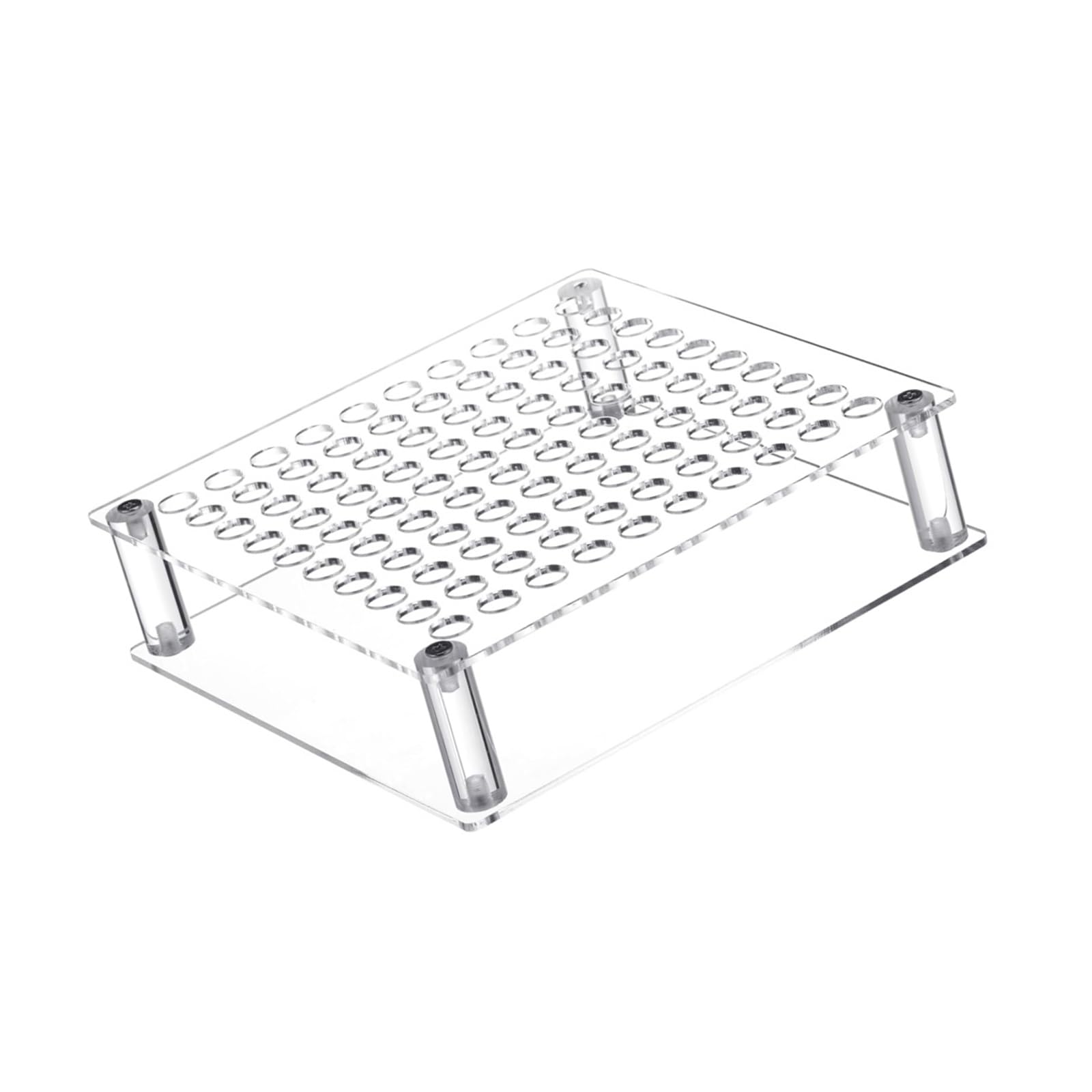 HDOYTXXM Multipurpose Acrylic Brush Storage Systems 100 Slots Designs for Various Painting Tools Efficient Workspaces Management Professional Artist Brush Drying Rack