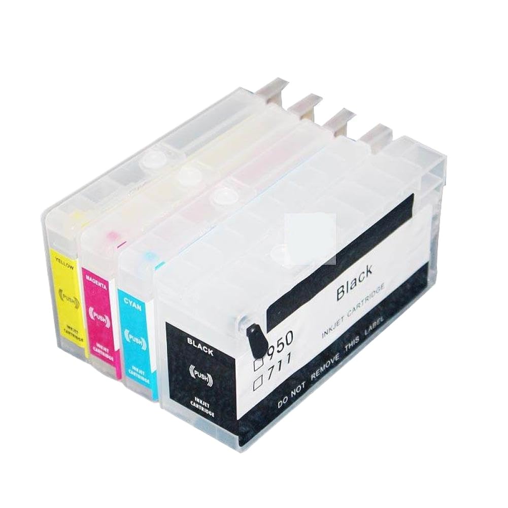 Cartouche 711XL rechargeable grand format pour impression continue DesignJet - 4