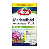 Abtei Mariendistel Plus mit Artischocke - unterstützt die Leberfunktion - fördert die Fettverdauung - laborgeprüft und natürlich wirksam - 90 Kapseln