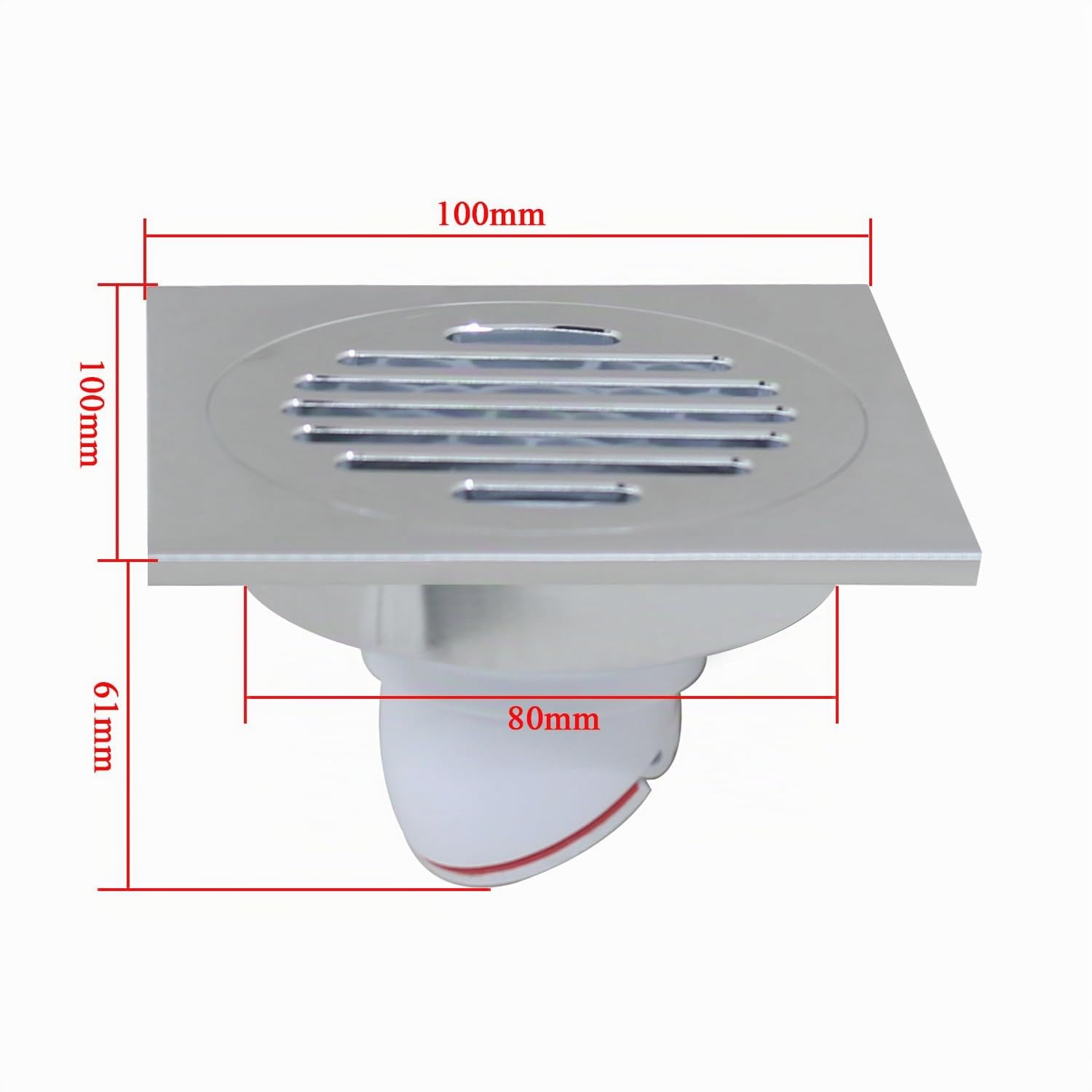 Siphon de Sol Couvercle Rond bonde de Douche Anti Odeur Drainage Bouchon vidange Machine à Laver Salle Bain clapet Lave Linge