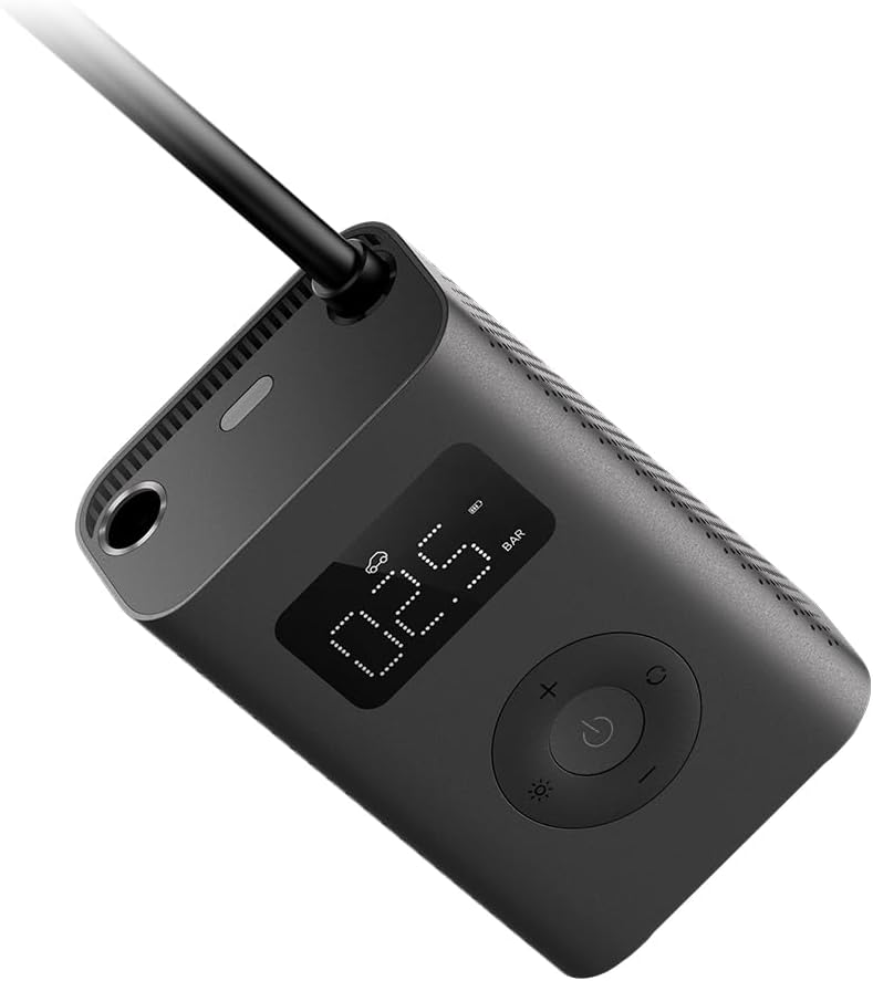 En angle view of Xiaomi Portable Electric Air Compressor 2