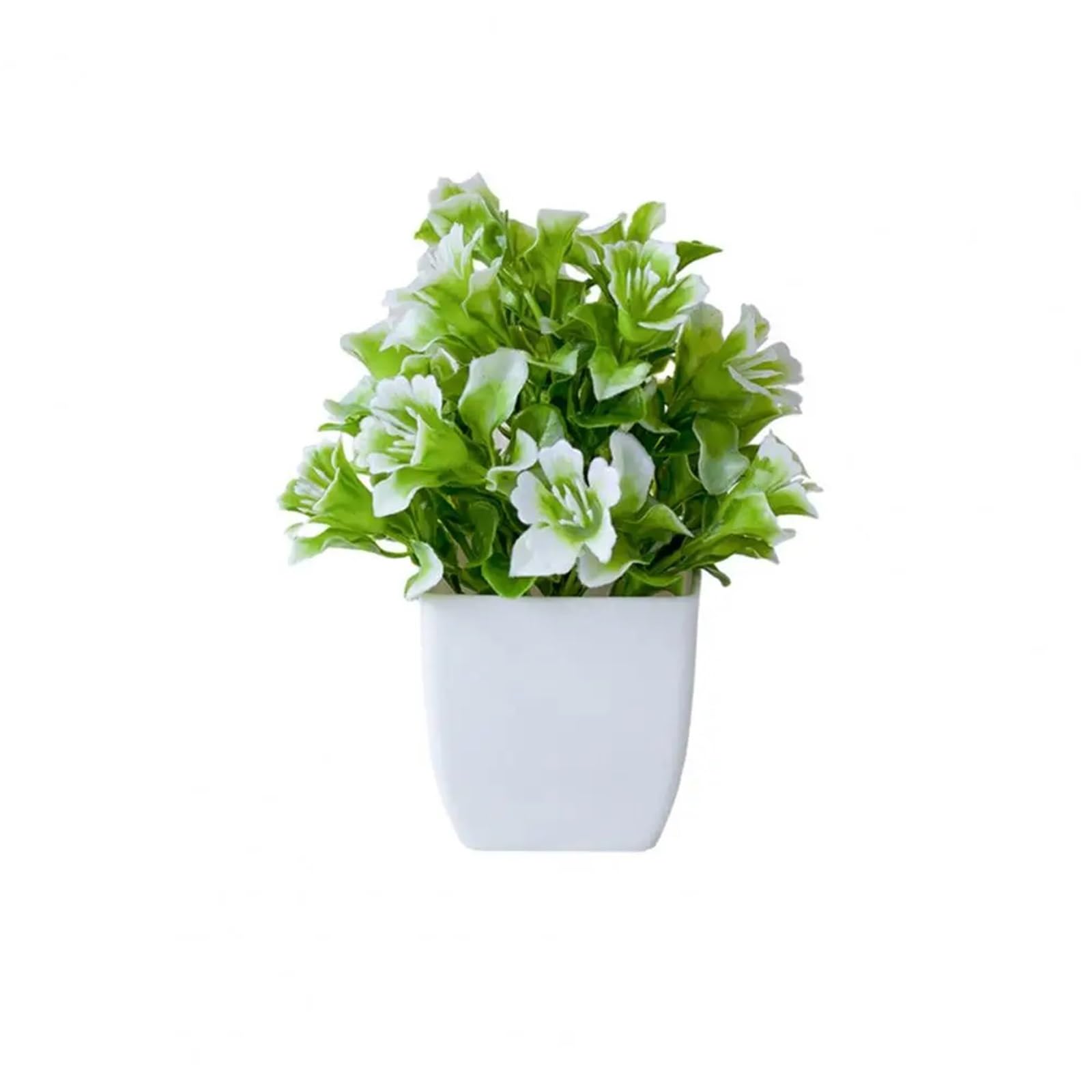 HUWOYG 2PCS Fake Potted Plant No-fade Artificial Lilac Bonsai Realistic Simulated Green For Home Decoration For Home