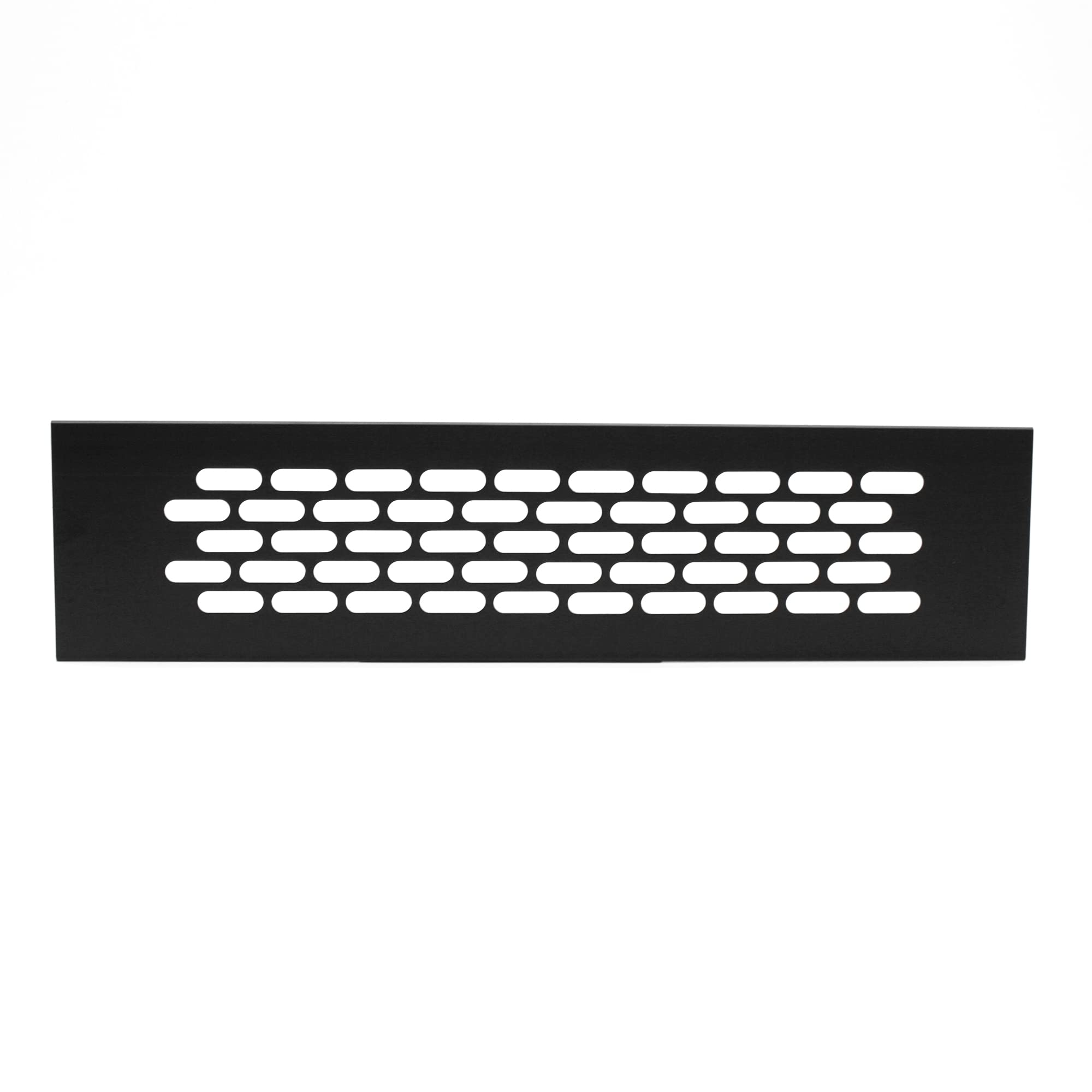 DOJA Barcelona Ventilation Grille 245 x 60 cm Black Pack 4 Exhaust Air Grille Oven, Fireplace, Kitchen - Image 2