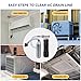 Upgraded Drain Device, AC Drain Line Cleaner Device, AC Drain Line Unclogger Tool, with 6 Unthreaded CO2 Cartridges, with a Flexible Hose to Clear All HVAC Clogs,16 Gram Unthreaded CO2
