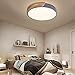 Produktbild EDISLIVE Holz Deckenleuchte Led Dimmbar Deckenlampe Schlafzimmer weiß Farbwechsel Rund Dimmschalter Lampe Wohnzimmer Lampe