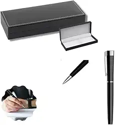 Caneta Esferográfica de Metal Social Luxo com Estojo