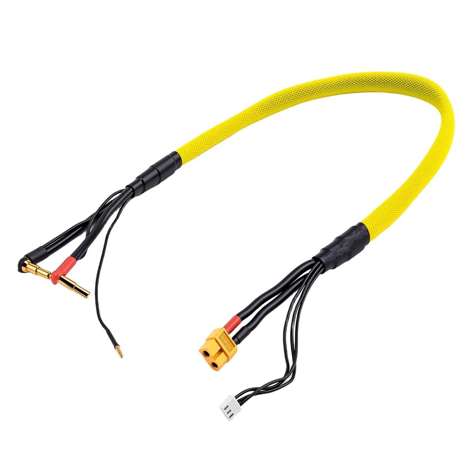 Cavo Ricarica XT60 600mm Con Parti Proiettili 4mm/5mm Per 2S Lipo