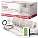 30 Sqft Mat, Electric Radiant Floor Heat Heating System with Aube Digital Floor Sensing Thermostat